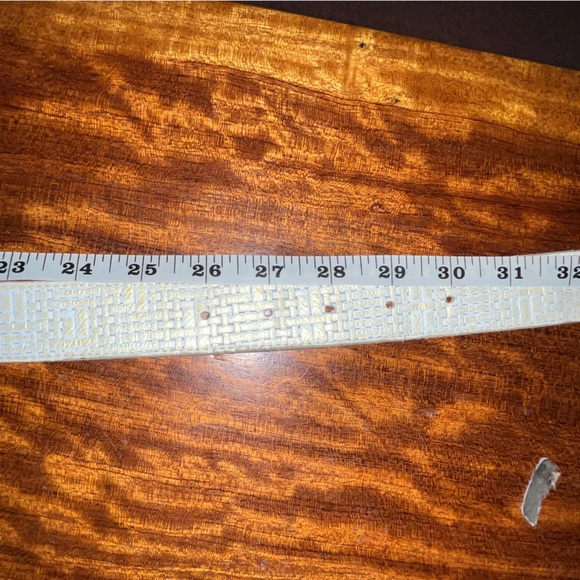 Vintage Leatherock Embossed Leather Western Buckle Belt - Picture 13 of 13